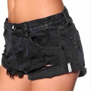 One Teaspoon Black Bandits size 24